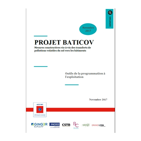 BATICOV - Mesures constructives vis-à-vis des pollutions volatiles du sol, de la programmation à l'exploitation des bâtiments